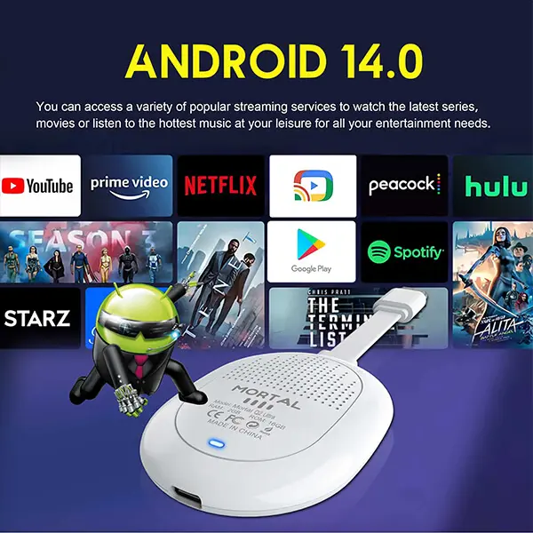 Mortal Q2 Ultra Smart Android TV Stick @ ido.lk