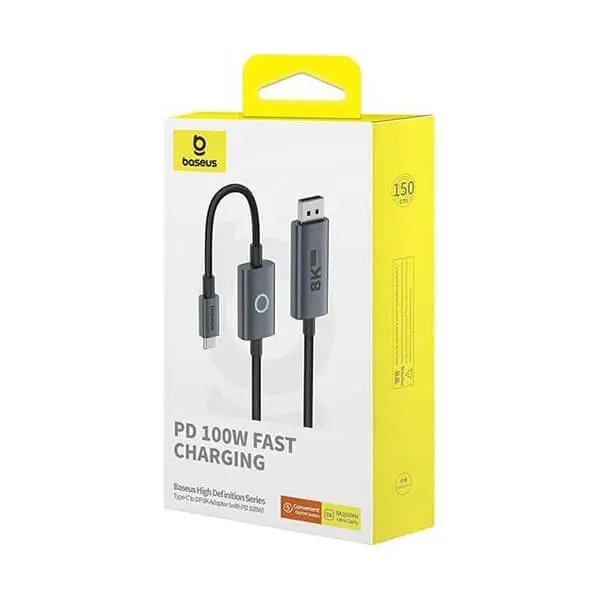 Baseus USB C to DisplayPort Cable 8K@60HZ 1M Sri Lanka @ ido.lk