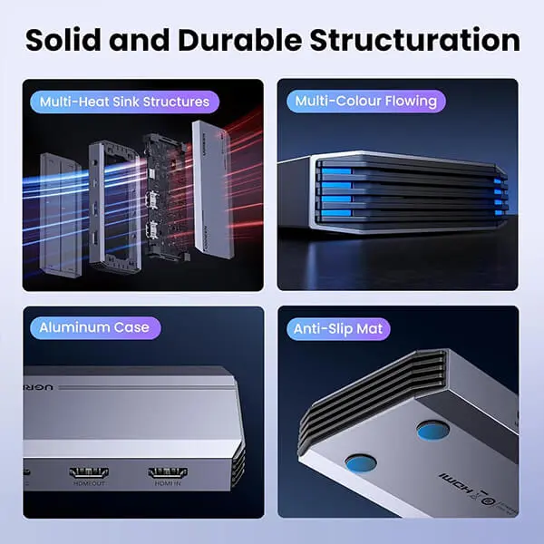 UGREEN 4K Video Capture Card 4K@60Hz 25173 @ido.lk