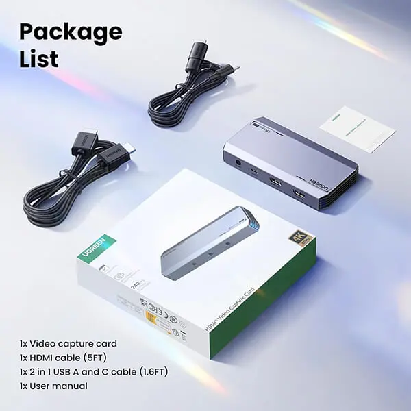 UGREEN 4K Video Capture Card 4K@60Hz 25173 Sri Lanka @ido.lk