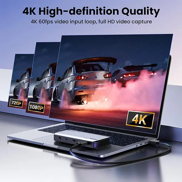 UGREEN 4K Video Capture Card 4K@60Hz 25173@ ido.lk