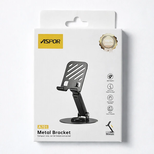 Aspor A701 360 Rotating Metal Mobile Stand@ ido.lk