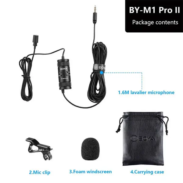 BOYA BY-M1 Pro ll Universal Lavalier Mic Sri Lanka@ ido.lk