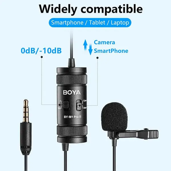 BOYA BY-M1 Pro ll Universal Lavalier Mic Sri Lanka@ido.lk