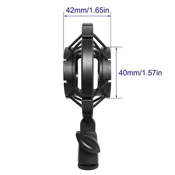 Microphone Shock Mount Clip Anti-Vibration Mic Holder Sri Lanka@ ido.lk