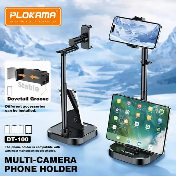 Plokama DT-100 Desktop Phone Holder @ido.lk