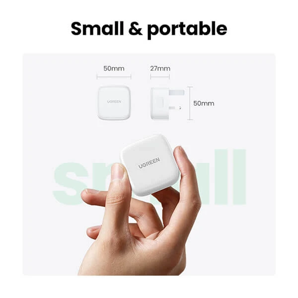 UGREEN 20W Type C PD Fast Charging Adapter UK 60451 @ ido.lk