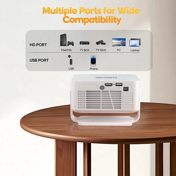 Magcubic HY300 Max Smart Projector - Android 14 Auto Focus @ido.lk