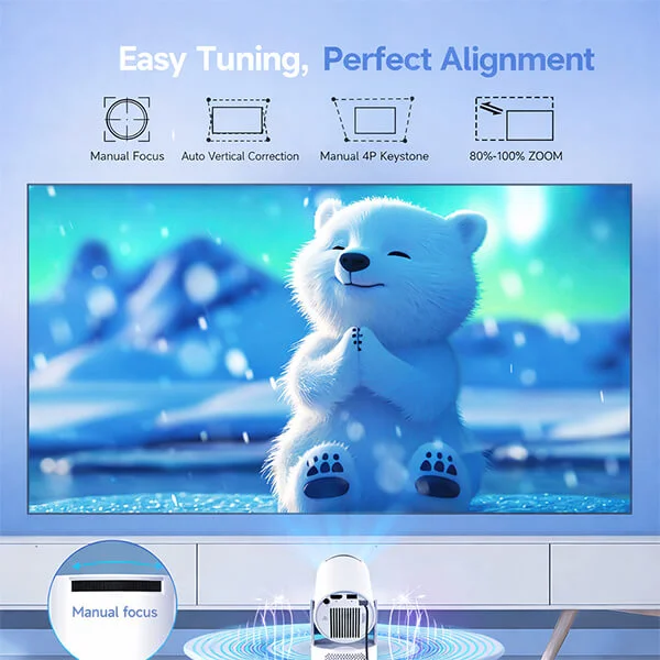 Magcubic HY300 Pro Plus 4K Portable Projector @ ido.lk