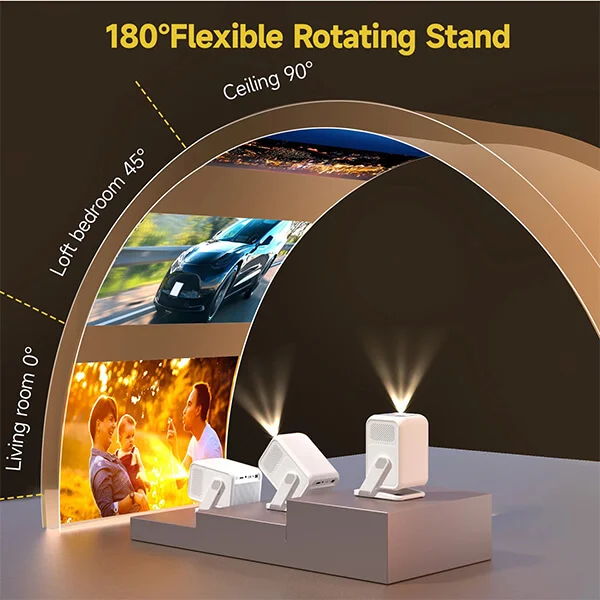 Magcubic HY310X Mini Smart Projector - Native 1080P 420 ANSI@ ido.lk