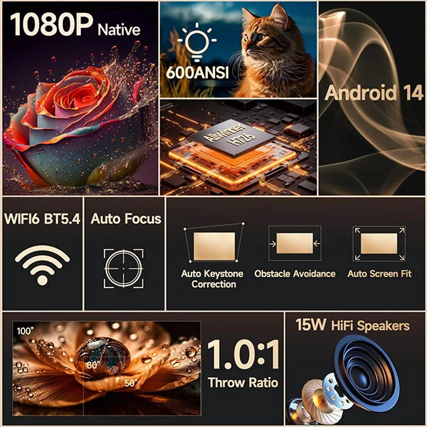 Magcubic HY350 Max Smart Projector@ido.lk