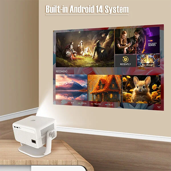Magcubic L018 Portable Smart Projector - Native 1080P 180° Rotation @ido.lk