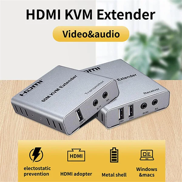 60m HDMI Extender with USB @ido.lk