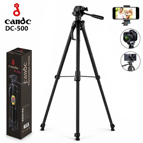 Candc DC500 Portable Tripod with Bluetooth Remote@ido.lk