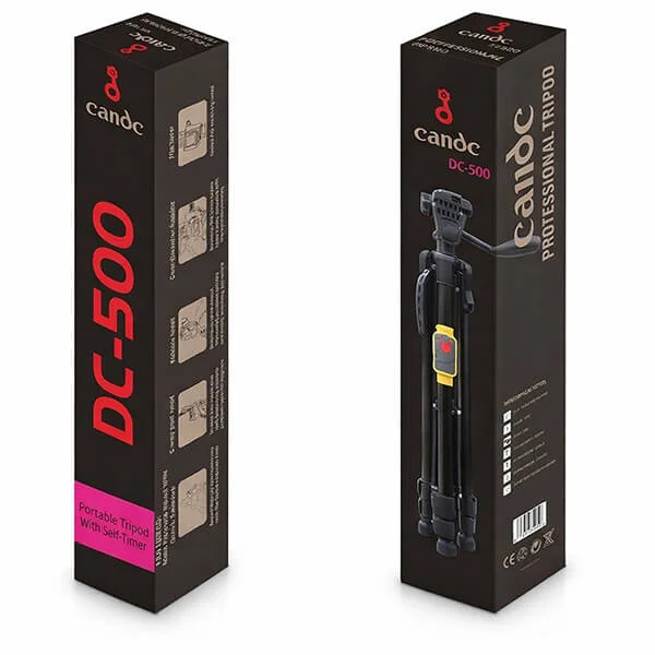 Candc DC500 Premium Portable Tripod with Bluetooth Remote@ido.lk