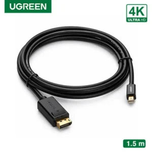 Ugreen 10477 Mini DisplayPort to DisplayPort Cable 1.5M@ido.lk