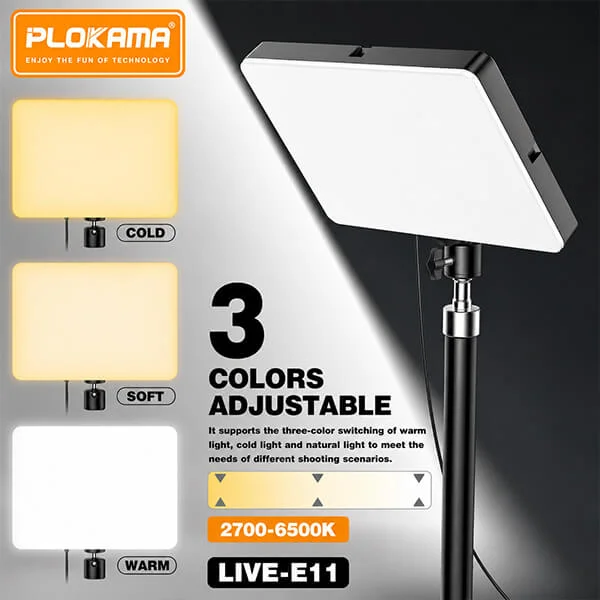 Plokama Live E11 LED Light Panel 10W with Stand price in Sri Lanka @ ido.lk