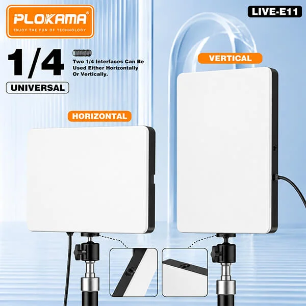 Plokama Live E11 LED Light Panel 10W with Stand price in Sri Lanka@ ido.lk
