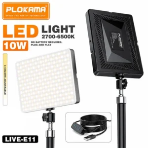 Plokama Live E11 LED Light Panel 10W with Stand@ido.lk