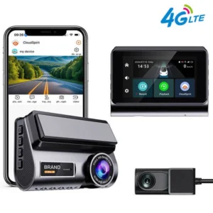 4G 2K Dual Lens Dash Camera with GPS Live Tracking@ido.lk