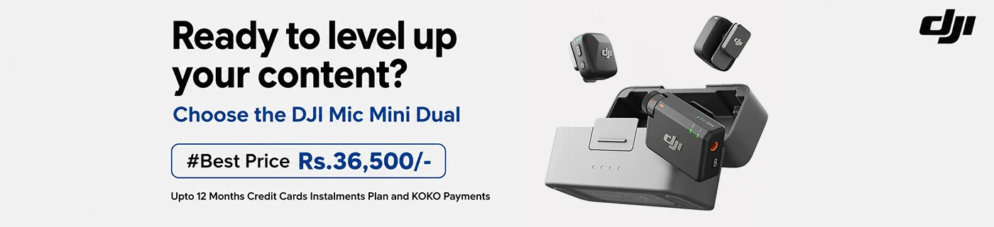 DJI Mic Mini Dual Wireless Mic Price in Sri Lanka