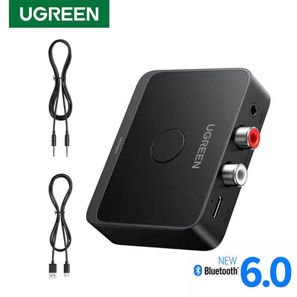 UGREEN BT505 3.5mm 2RCA Bluetooth Receiver Audio Adapter 55545@ido.lk