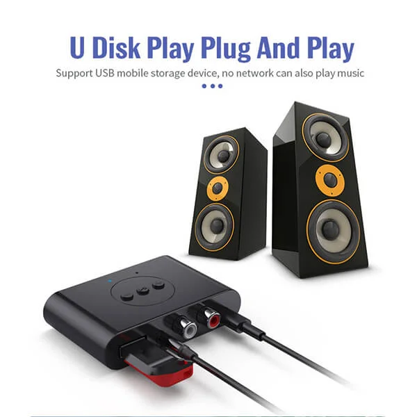 NFC Bluetooth 5.3 Audio Receiver with USB Sri Lanka @ ido.lk