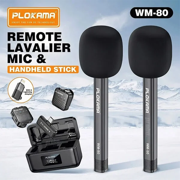 Plokama WM 80 Dual Wireless Mic Sri Lanka @ ido.lk