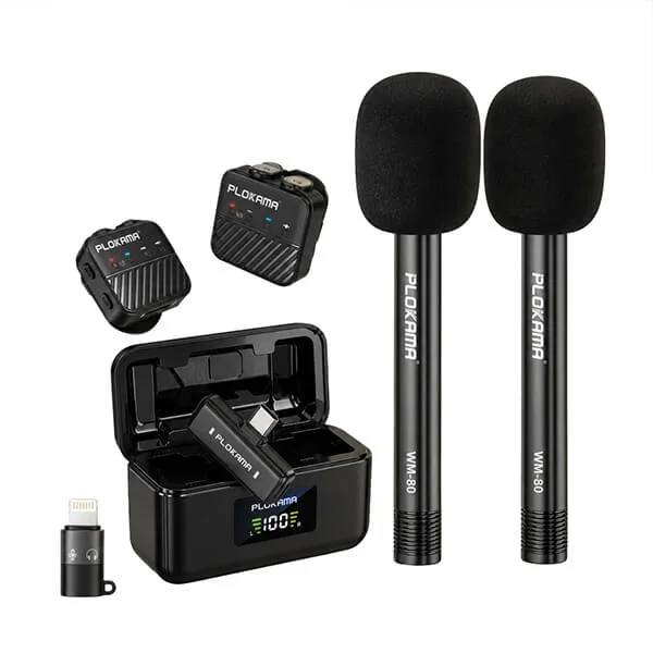 Plokama WM 80 Dual Wireless Mic Sri Lanka@ ido.lk