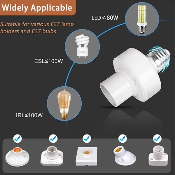 Remote Control Light Bulb holder E27 Socket @ ido.lk