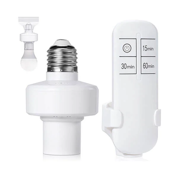 Remote Control Light Bulb holder E27 Socket Sri Lanka@ido.lk