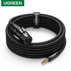 UGREEN 3.5mm Aux Male to XLR Female 2M Audio Cable 20244@ido.lk