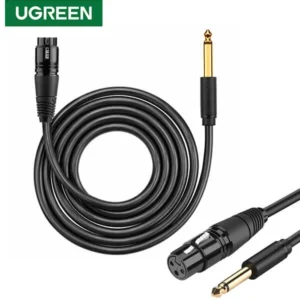 UGREEN 6.35mm to XLR Female Cable 2M 20719@ido.lk