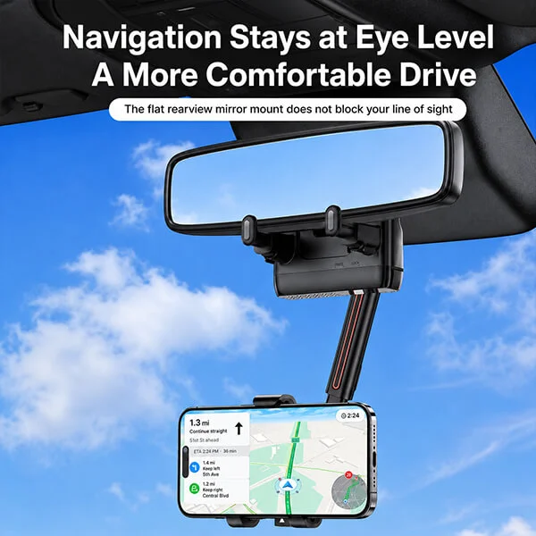 Yesido C265 Car Center Mirror Phone Mount @ido.lk