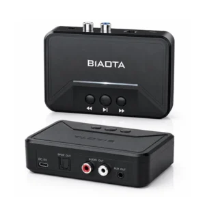 Bluetooth 5.0 Wireless Audio Receiver with 3.5mm, RCA,Optical,USB Price in Sri Lanka