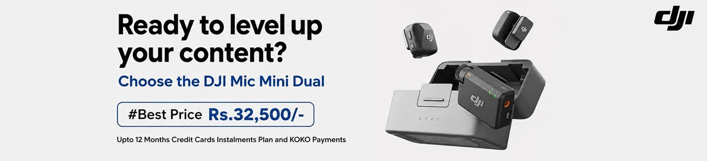 DJI Mic Mini Dual Wireless Mic Price in Sri Lanka