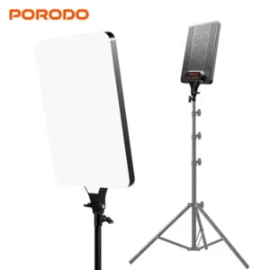 Porodo Lifestyle Cannes Frame 19 inch LED flat panel light in black, model PDRL24BK