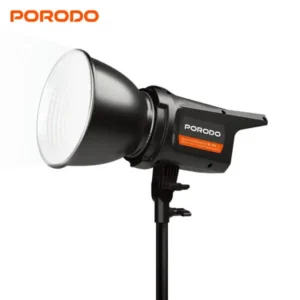 Porodo Lifestyle Cannes Studio 100W professional LED studio light in black, model PDYM600SSBK