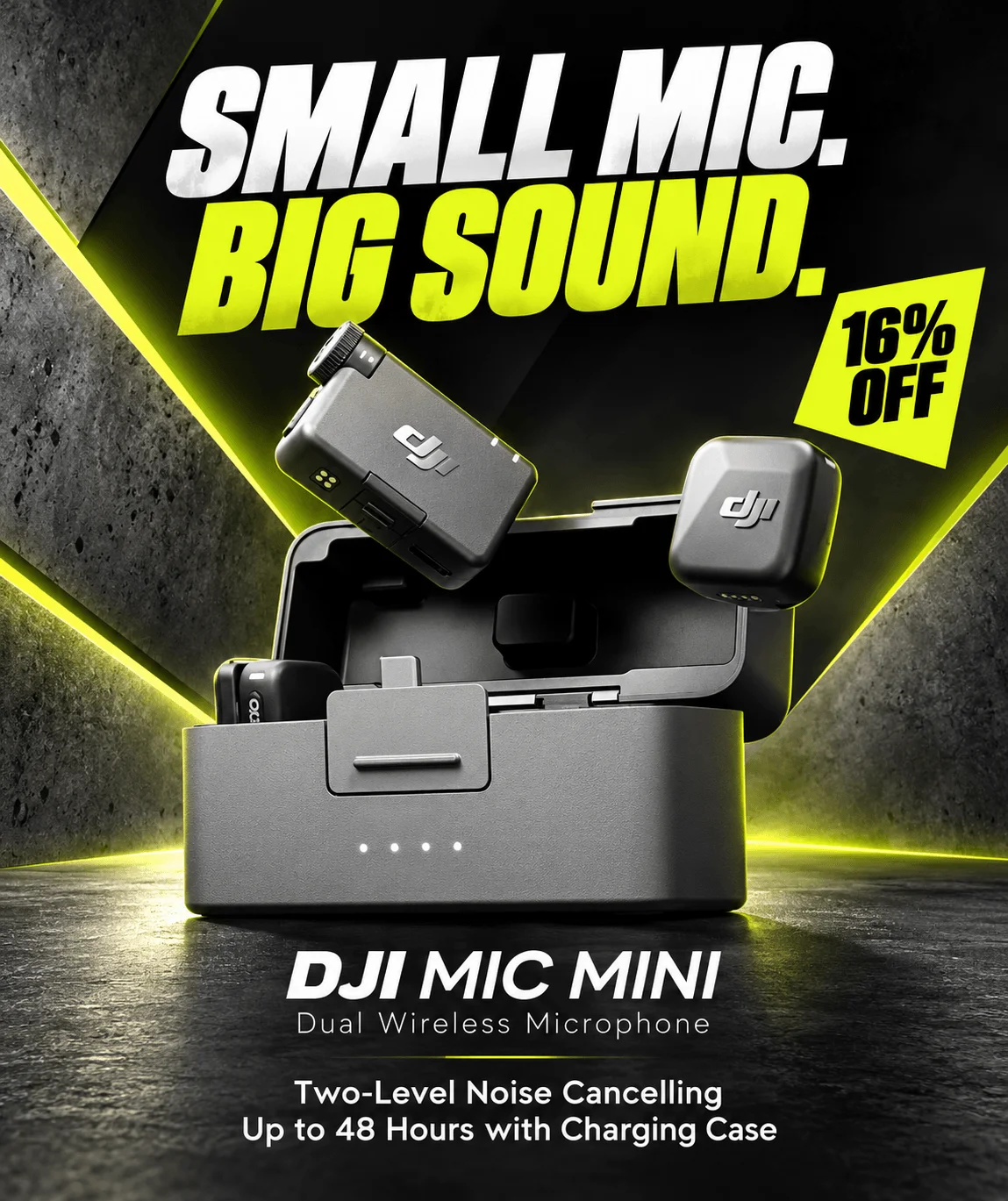 DJI Mic Mini studio banner (1) DJI Mic Mini studio banner (1)