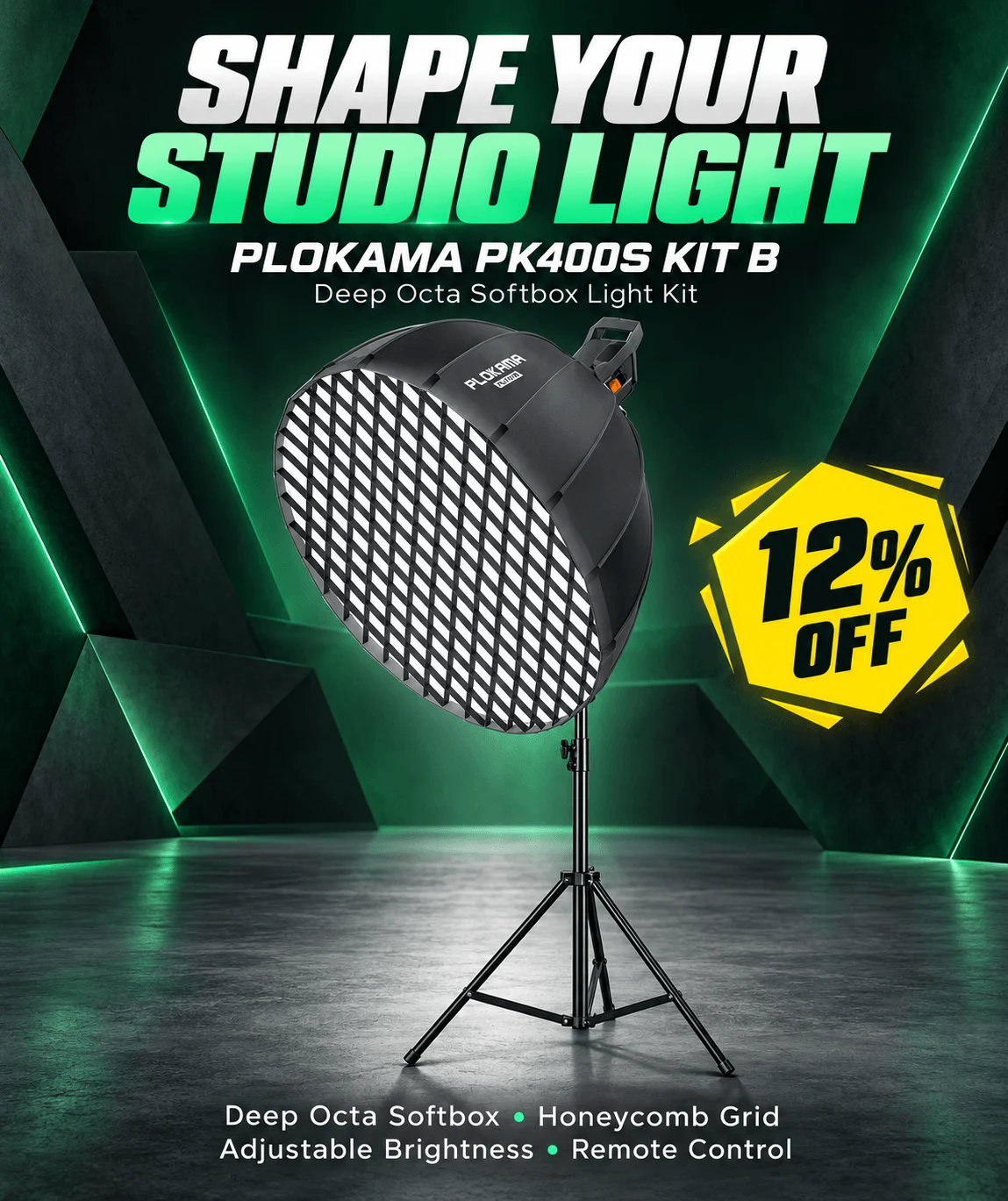 Emerald Deep Octa Softbox Kit (1) Emerald Deep Octa Softbox Kit (1)
