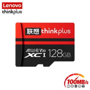 Lenovo ThinkPlus 128GB microSDXC Memory Card UHS-I U3 V30 A1 Class 10 - Original